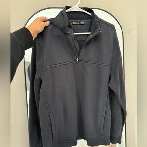Under Armour Men's Navy Quarter-Zip Sweatshirt
